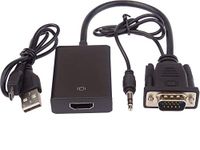 PremiumCord Elektroniczny konwerter VGA+audio na HDMI FULL HD 1080p