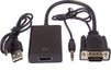 PremiumCord Elektroniczny konwerter VGA+audio na HDMI FULL HD 1080p