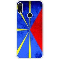 Xiaomi Redmi Note Drapeau la reunion Verstevigd hoesje met sublimatie bedrukking