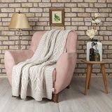 Homemania Lanze Softy 2, wol, acryl, beige, 130 x 170 cm
