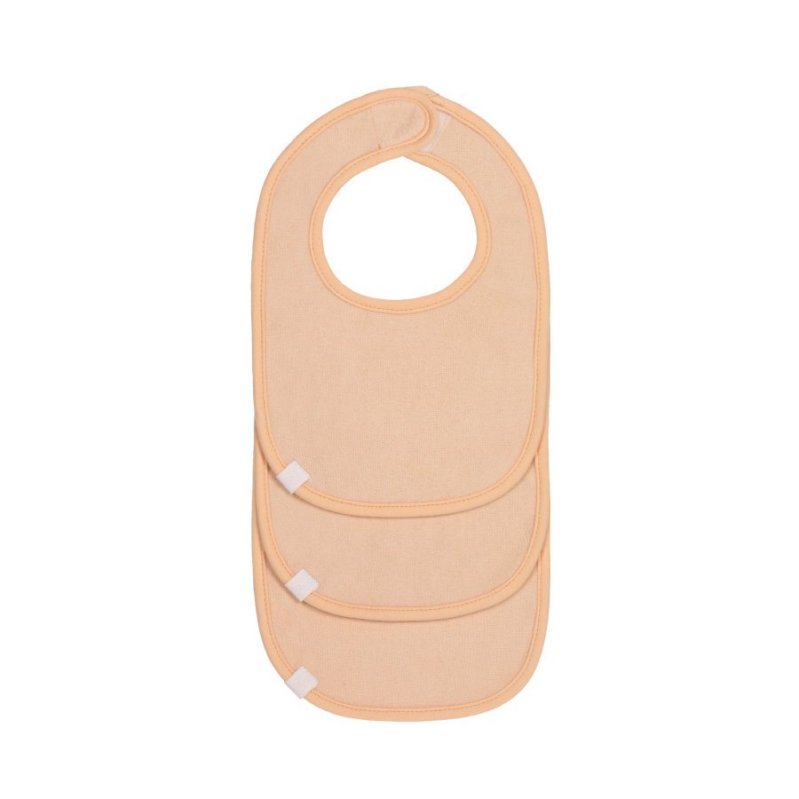 Lässig Slabbetje Bib 3Pack peach Newborn