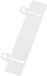 VELOFLEX - Opbergstrip, uitschuifbaar, PP, wit
