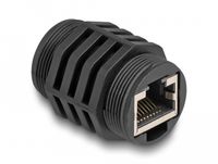 Delock 87255 RJ45 Cat.6A Built-in module IP67 dust and waterproof Black
