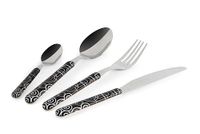 Excelsa Magic Black Bestekset, roestvrij staal, handvat van kunststof, 16-delig