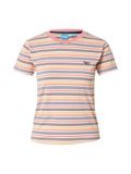 Superdry Strand T-shirt voor dames met strepen Essential Logo