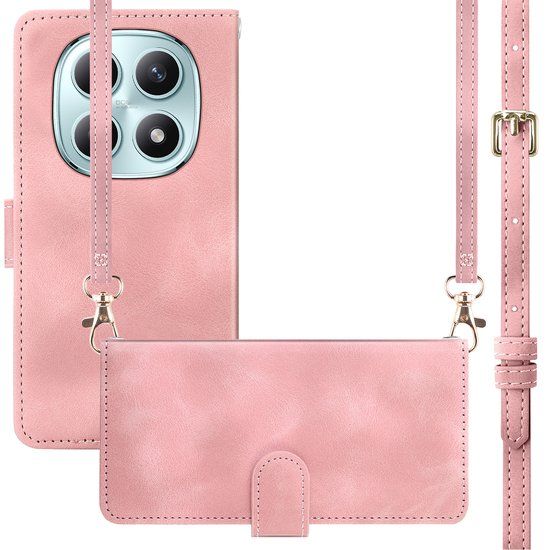 imoshion Bookcase met koord voor de Xiaomi Redmi Note 15 (4G) - Roze