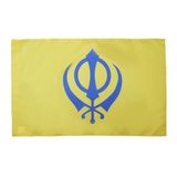 AZ FLAG Sikhisme Vlag 90x60 cm Polyester 100D Mouw