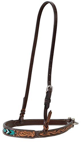 Turquoise Cross Turquoise Bead Noseband Dark Oil, 1
