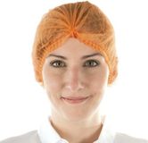 Portwest Wegwerp haarnet / per 100 stuks/ oranje / wokkel non-woven / polypropyleen
