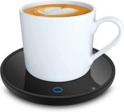 Wan GmbH Kop Warmer - Chauffe-boisson - Garder les boissons au chaud - Arrêt automatique - 9 cm de diamètre - Noir