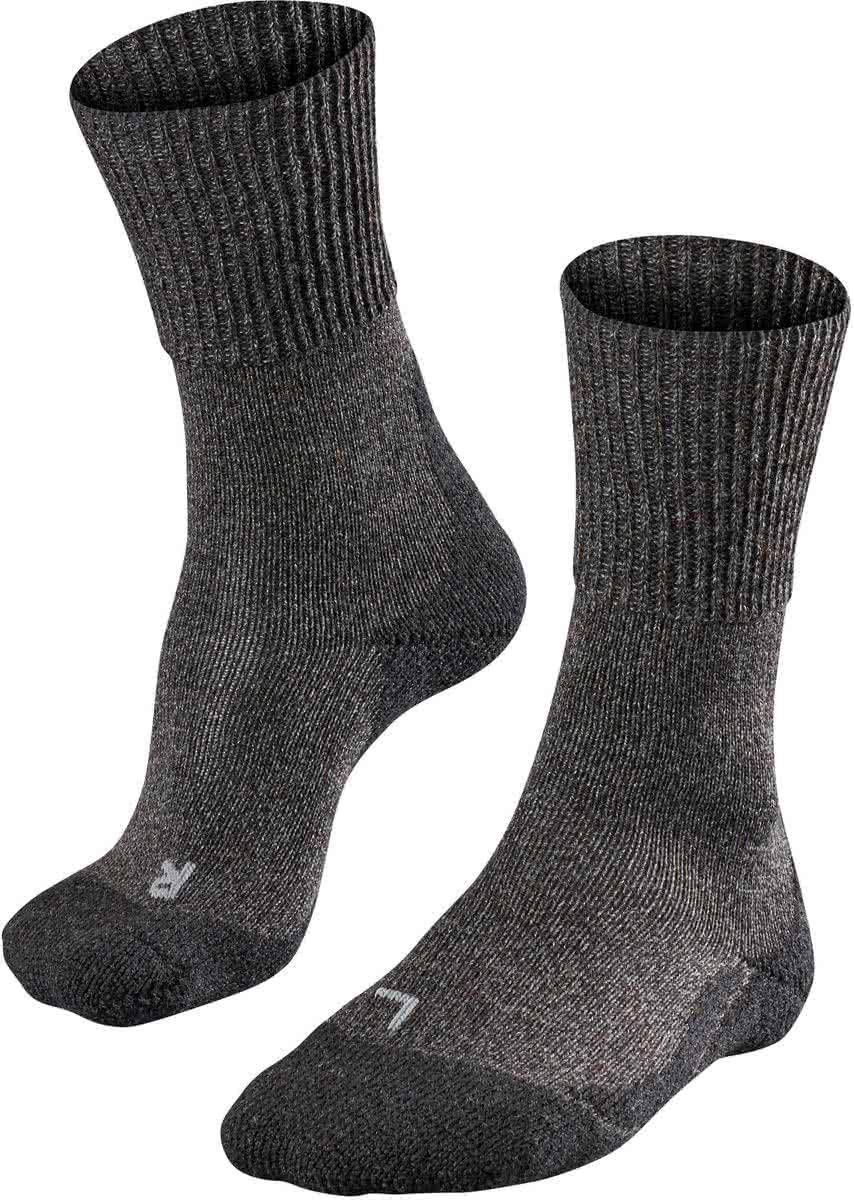 Falke TK 1 Wool Wandelsokken Dames Antraciet Maat 37/38