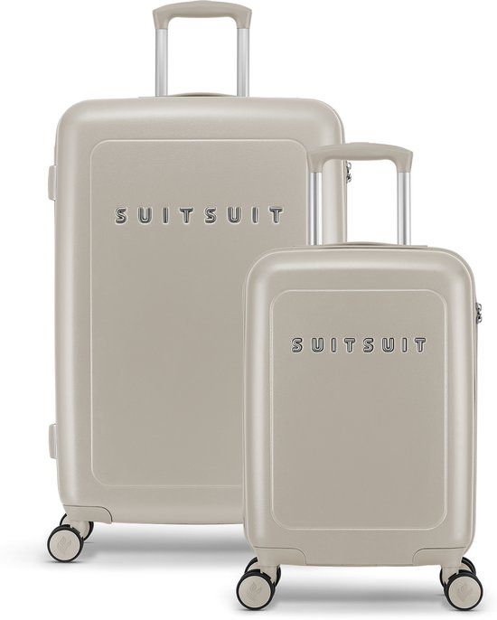 SUITSUIT Natura Kofferset 2 delig - Bleached Sand - Hardcase - TSA Cijferslot - 111 l