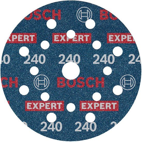 Bosch Professional Bosch EXPERT O780 folieschuurschijf 125 mm K240 50 stuks