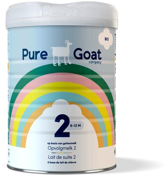 Pure Goat Opvolgmelk 2 – Bio Geitenmelk Babyvoeding – 6-12 Maanden – 800g
