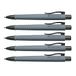FABER-CASTELL Balpen Poly Ball Urban Stone Grey, 5 stuks