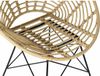 DKD Home Decor Tuinstoel Wit Metaal Synthetische rotan