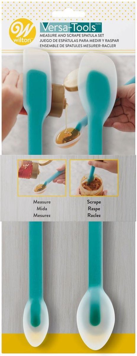 Wilton Versa-Tools Scrape & Measure Spatula Set/2