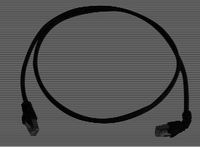 Telegärtner 100008676 RJ45 Netwerkkabel, patchkabel CAT 6A S/FTP 5.0 m Zwart Vlambestendig, Met anti-kniktule 1 stuk(s)