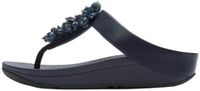 Fitflop Fino Bead Cluster Teenslippers Blauw EU 39 Vrouw