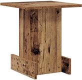 vidaXL Bijzettafel oudhout 35,5 x 35 x 40 cm bewerkt hout