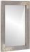vidaXL Miroir de salle de bain gris 70 x 50 x 2,5 cm