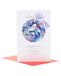 UK Greetings Kerstkaart voor Nan - Heartfelt Robin Design