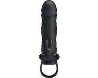 Pretty Love - Manchon pénien - Silicone - Ø 3 cm - Noir