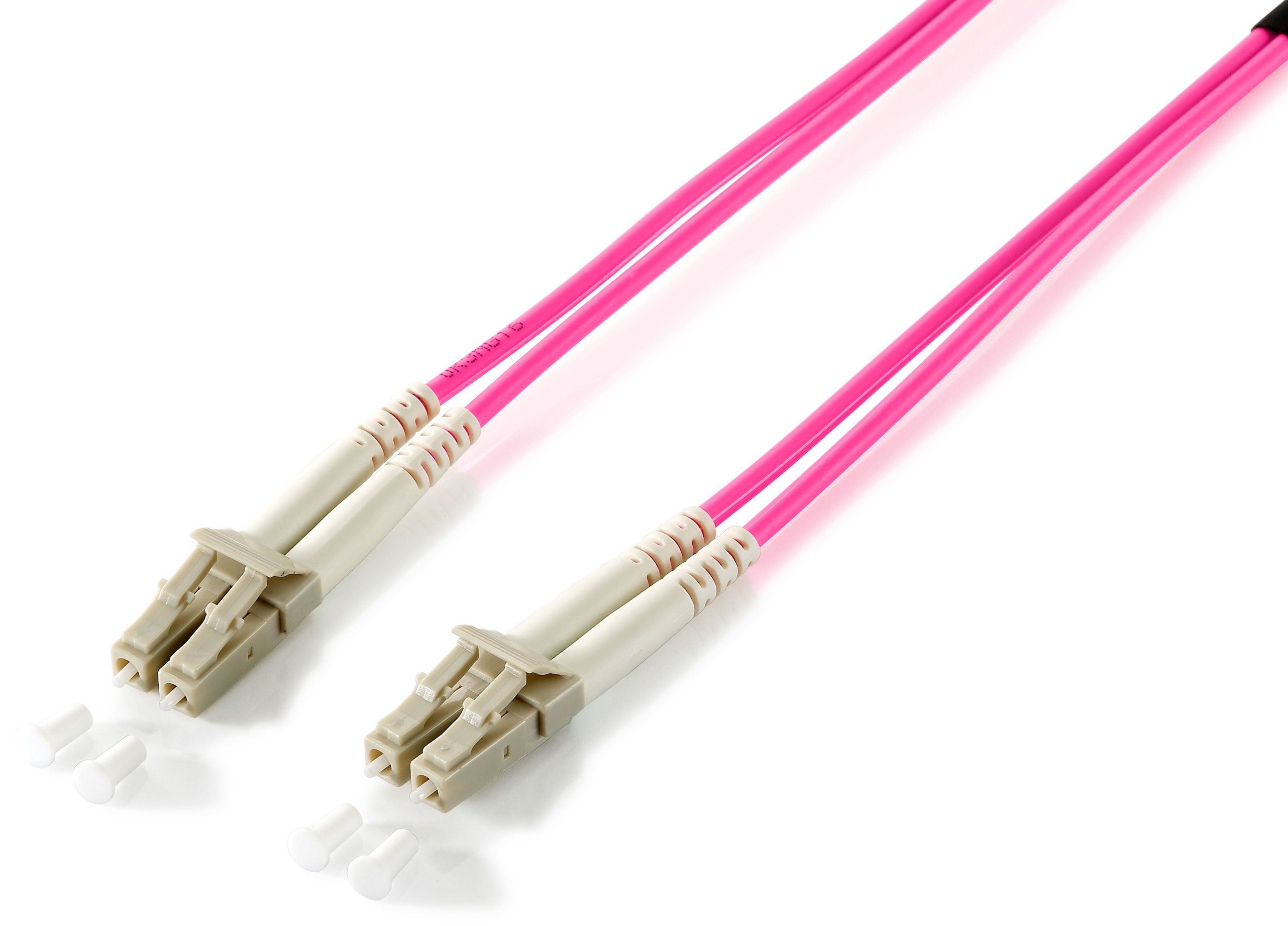 Equip LC/LC Fiber Optic Patch Cable OM4 1m