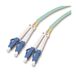 M-Cab 7003301 InfiniBand en Glasvezelkabel 1 m LC Meerkleurig, Turkoois