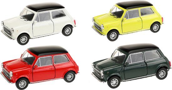 Welly Mini Cooper 1300 - 1:34 Scale Model Car - Multicolor