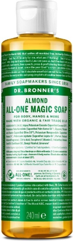 dr bronners Dr. Bronner Pure Castile Zeep Amandel