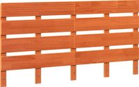 vidaXL - Hoofdbord - Bruin - 140,5 x 3 x 80 cm - Massief grenenhout