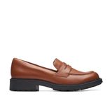 Clarks - Dames - Orinoco2 Penny - Dark Tan Lea - Maat 39