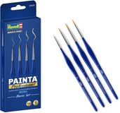 Revell Hobbypenseel - 39560 Painta Professional - Basic Set - Maat 00, 1, 2, 3 - Synthetische Penselen voor Modelbouw en Hobby Penseel