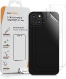 kwmobile 3x beschermfolie geschikt voor Apple iPhone 14 Plus - Transparante bescherming voor achterkant smartphone