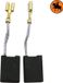 Buildalot BV Jeu de balais de charbon pour Bosch GWS 20-230 H - 6,3x16x22mm