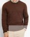 OLYMP Casual Regular Fit Pullover met ronde hals - Wol - Bruin - Maat 4XL