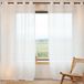 HomeMaison rideau 100% lin