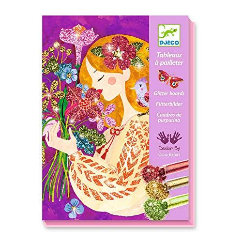 Djeco Creatieve set glitterfoto's The Scent of Flowers incl. glitter