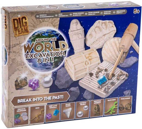 Merkloos DIG 8 IN 1 WORLD EXCAVATION KIT
