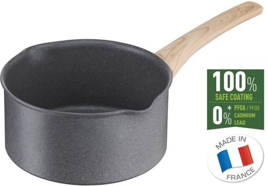 Tefal Natural Force G2662902 steelpan, 18 cm (2,1 l), gemakkelijk te reinigen, mineralen, natuurlijke mineralen, thermo-Signal™, gezond koken, inductie, Mijoter, geproduceerd in Frankrijk