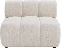 Vente-unique Fauteuil in beige gemêleerde stof FACIVIL