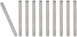 Merkloos / Sans marque Bol Paspoortstiften - Geleidepennen Cilinders - Componenten Positioneren - Roestvrij Staal 304 - 4x50mm 10 stuks - Zilver