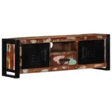 vidaXL TV-meubel 100x30x35 cm massief gerecycled hout