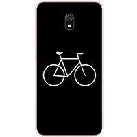 Xiaomi Redmi 8A Bike hipster bedrukt siliconen hoesje