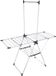 5five Étendoir - Métal - Argent - 158 x 69 x 180 cm - Autoportant/Pliable