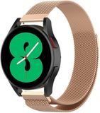 By Qubix Qubix - Milanese bandje - Champagne goud - geschikt voor Huawei Watch 5 - 46mm