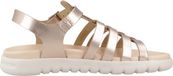 GEOX J S. SOLEIMA G.B - METAL.LEA Sandalen Kinderen Brons metaal Leer Maat 32