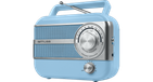 Muse M-056 VB – Compacte draagbare Retro Radio - Blauw