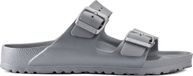 Birkenstock Arizona EVA Slippers Metallic Silver